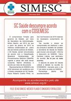 SC Saúde descumpre acordo com o COSEMESC