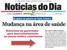Entrevista do governador gera descontentamento na classe médica catarinense