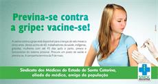 Campanha de vacinação da gripe vai até o dia 9 de maio.
