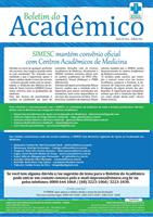 Boletim do Acadêmico edição nº 2 destaca convênios entre SIMESC e Centros Acadêmicos
