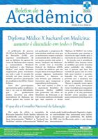 Diploma Médico x bacharel em medicina: Assunto é tema do Boletim do Acadêmico 