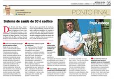 SIMESC em destaque no jornal Notícias do Dia
