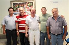 Diretores de Laguna participam de reunião no SIMESC