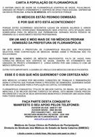 Carta aberta à população de Florianópolis