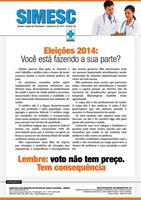 Boletim do residente nº 20 chama a atenção para as Eleições 2014