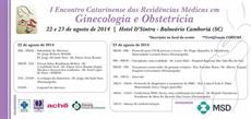 1º Encontro Catarinense de Residências Médicas em Ginecologia e Obstetrícia será realizado em Balneário Camboriú