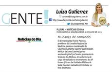 Mudança da coordenação do COSEMESC citada pela colunista Luíza Gutierrez