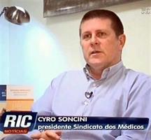 RIC Record produz matéria sobre bandeiras do eleitor com participação do presidente do SIMESC