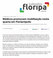 Tudo Sobre Floripa: site destaca mobilização dos médicos catarinenses