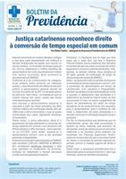 Justiça Catarinense reconhece direito à conversão de tempo especial em comum 