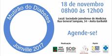 SIMESC participa do 1º Mutirão da Diabetes dia 18 de novembro