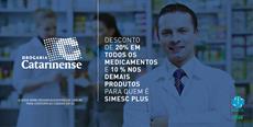 Drogaria Catarinense é parceira dos médicos filiados ao SIMESC Plus