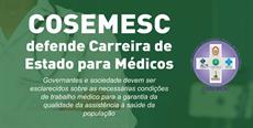 Cosemesc defende Carreira  de Estado para Médicos