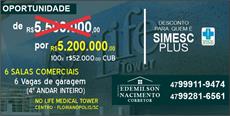SIMESC Plus oferece desconto de R$ 300 mil em sala comercial 