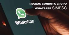  Regras de uso e conduta do grupo de Whatsapp SIMESC