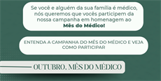 Participe da campanha: Medicina é Legado! 