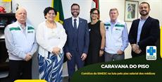 CARAVANA PELO PISO | Comitiva do SIMESC na luta pelo piso salarial dos médicos 