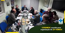 COSEMESC reunido para organização do 25ª FEMESC
