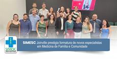 SIMESC Joinville prestigia formatura de novos especialistas em Medicina de Família e Comunidade