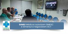 SAMU: Médicos autorizam SIMESC e SIMERSUL negociarem ACT 