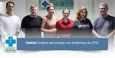 SIMESC fortalece aproximação com acadêmicos da UFSC