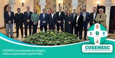 COSEMESC leva demandas da categoria médica ao governador Jorginho Mello