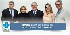 SIMESC prestigia posse da nova diretoria do SIMEGO