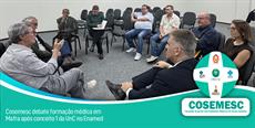 COSEMESC debate formação médica em Mafra após conceito 1 da UnC no Enamed