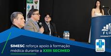 SIMESC reforça apoio à formação médica durante a XXIII SECIMED
