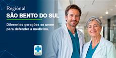 Em São Bento do Sul, diferentes gerações se unem para defender a medicina