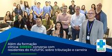 Além da formação clínica: SIMESC conversa com residentes do HU/UFSC sobre tributação e carreira