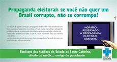 Informe SIMESC alerta para o início da propaganda eleitoral em rádio e TV