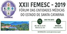 22º FEMESC será realizado nos dias 5 e 6 e julho em Brusque