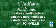 Joinville: Médicos e estudantes de medicina recebem informações sobre previdência