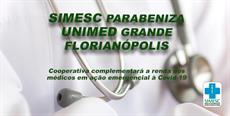 SIMESC parabeniza Unimed Grande Florianópolis que complementará a renda dos cooperados em ação emergencial à Covid-19