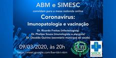 Mesa redonda on-line sobre imunologia do Coronavírus e vacina