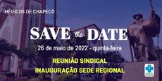 Save the Date Chapecó: Reunião e Inauguração da Sede Regional 