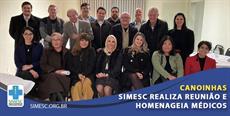 SIMESC realiza reunião e homenageia médicos em Canoinhas