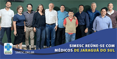 SIMESC reúne-se com médicos de Jaraguá do Sul