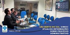 São Bento do Sul: SIMESC atualiza informações sobre processo administrativo 