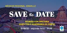 Save The Date: SIMESC em Joinville para reunião com médicos