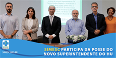 SIMESC participa da posse do novo superintendente do HU