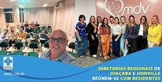 Diretorias regionais de Joaçaba e Joinville reúnem-se com Residentes