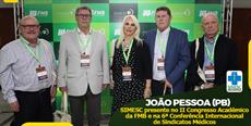 SIMESC presente no II Congresso Acadêmico da FMB e na 6ª Conferência Internac.....