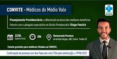 Médicos do Médio Vale têm um encontro importante marcado.