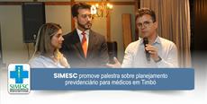 SIMESC promove palestra sobre planejamento previdenciário para médicos em Timbó