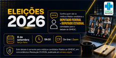 Eleições 2026: saiba quem são os médicos filiados convidados para o debate do.....