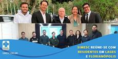 SIMESC reúne-se com Residentes em Lages e Florianópolis